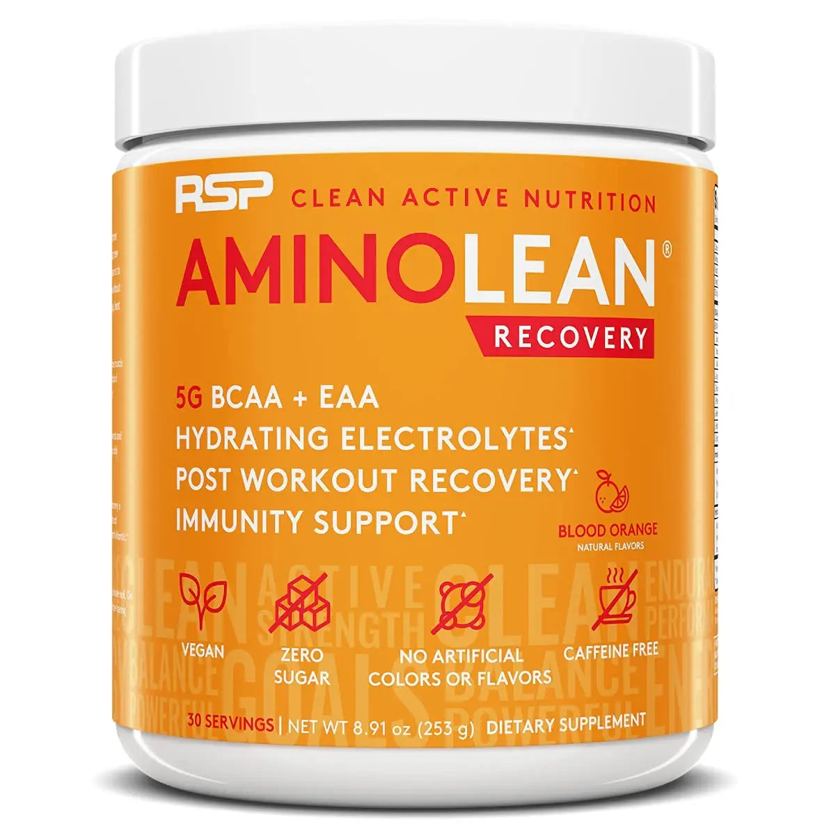 RSP NUTRITION Vegan AminoLean Pre Workout Energy (Pineapple Coconut 25 Servings) RSP NUTRITION Au supplements