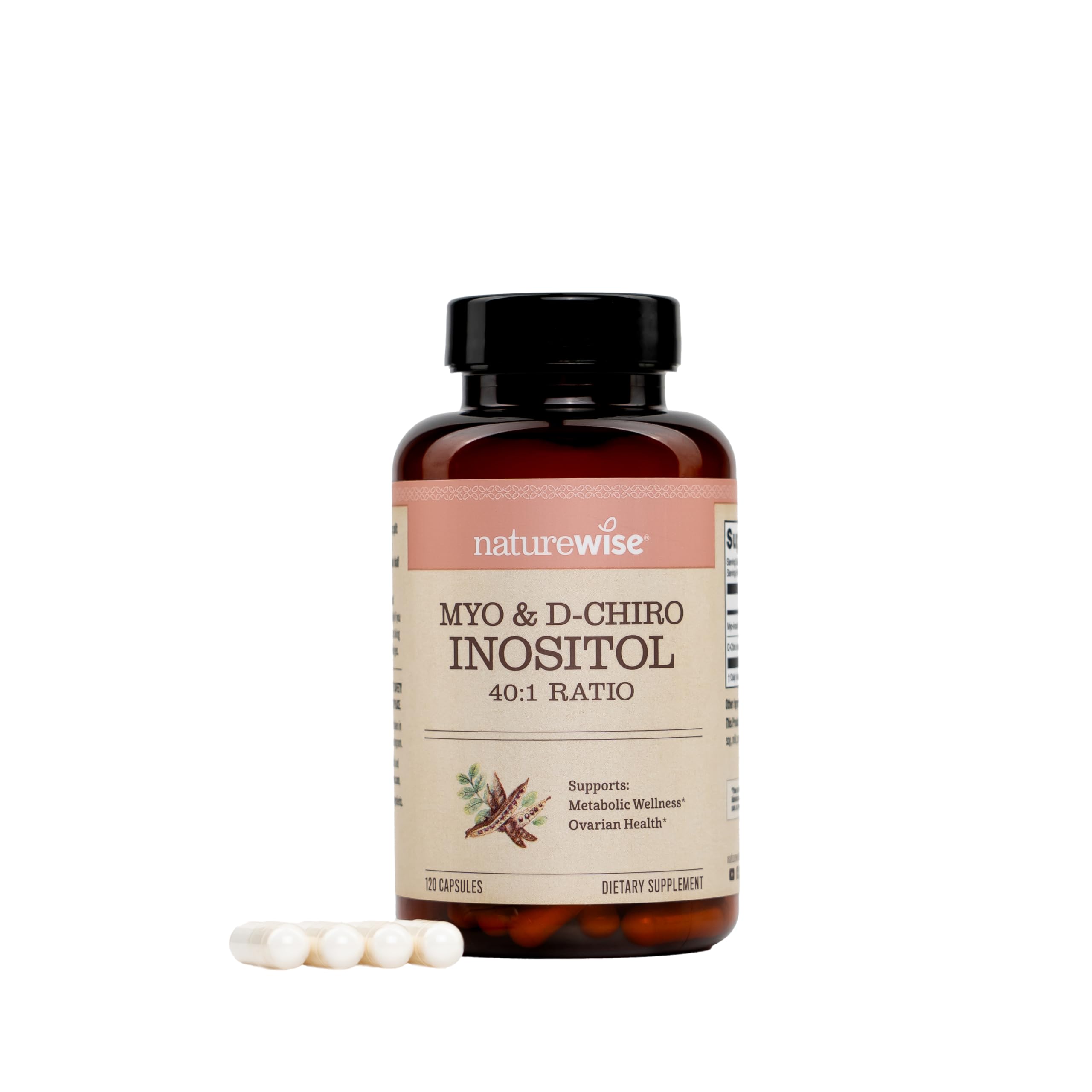 NatureWise Myo-Inositol & D-Chiro Inositol Supplement for Women - Fertility Supplements for Women - Ideal 40:1 Ratio - Myo Inositol 2000mg - Non-GMO, Vegan, USA Manufactured - [30-Day Supply] NatureWise Au supplements