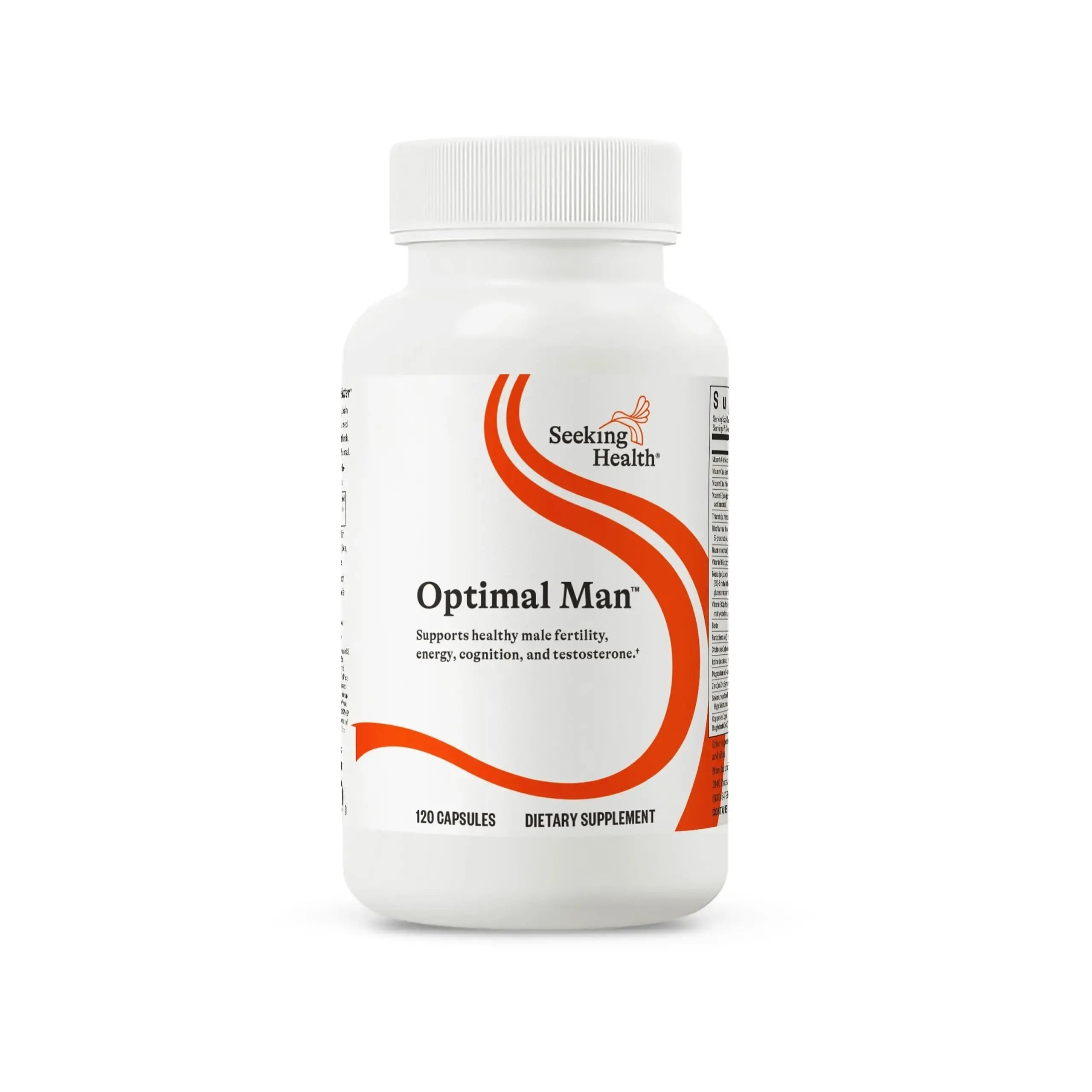 Seeking Health Optimal Man - Multivitamin Supplement with Zinc, Active Folate, & Alpha-Lipoic Acid - Multivitamin Supports Energy & Brain Health - Support Healthy Aging Seeking Health Au supplements