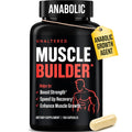 UNALTERED Anabolic Muscle Builder for Men - Growth, Size, Strength - Natural Muscle Building Supplement & Energy Booster - Tribulus Terrestris, Ginseng, Vitamin D3, Ashwagandha - 150 Capsules UNALTERED Au supplements