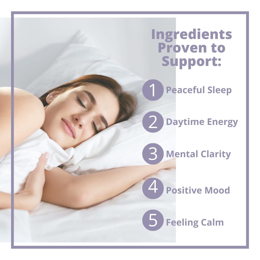 Meno Sleep Menopause Support Supplement: Clinically Proven Ingredients Improve Energy, Mood & Mental Clarity. Magnesium Glycinate, L-Theanine, Ashwagandha, Made in USA, Vegan, Hormone Free 120 Ct MenoMorphosis Au supplements