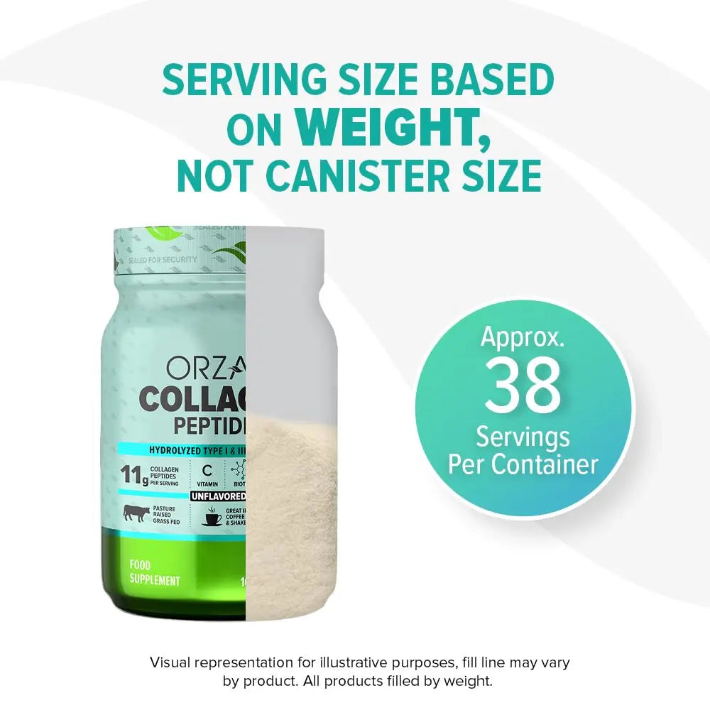 ORZAX Collagen Peptides Powder Unflavored - Hair, Skin and Nails Vitamins - Bone ORZAX Au supplements