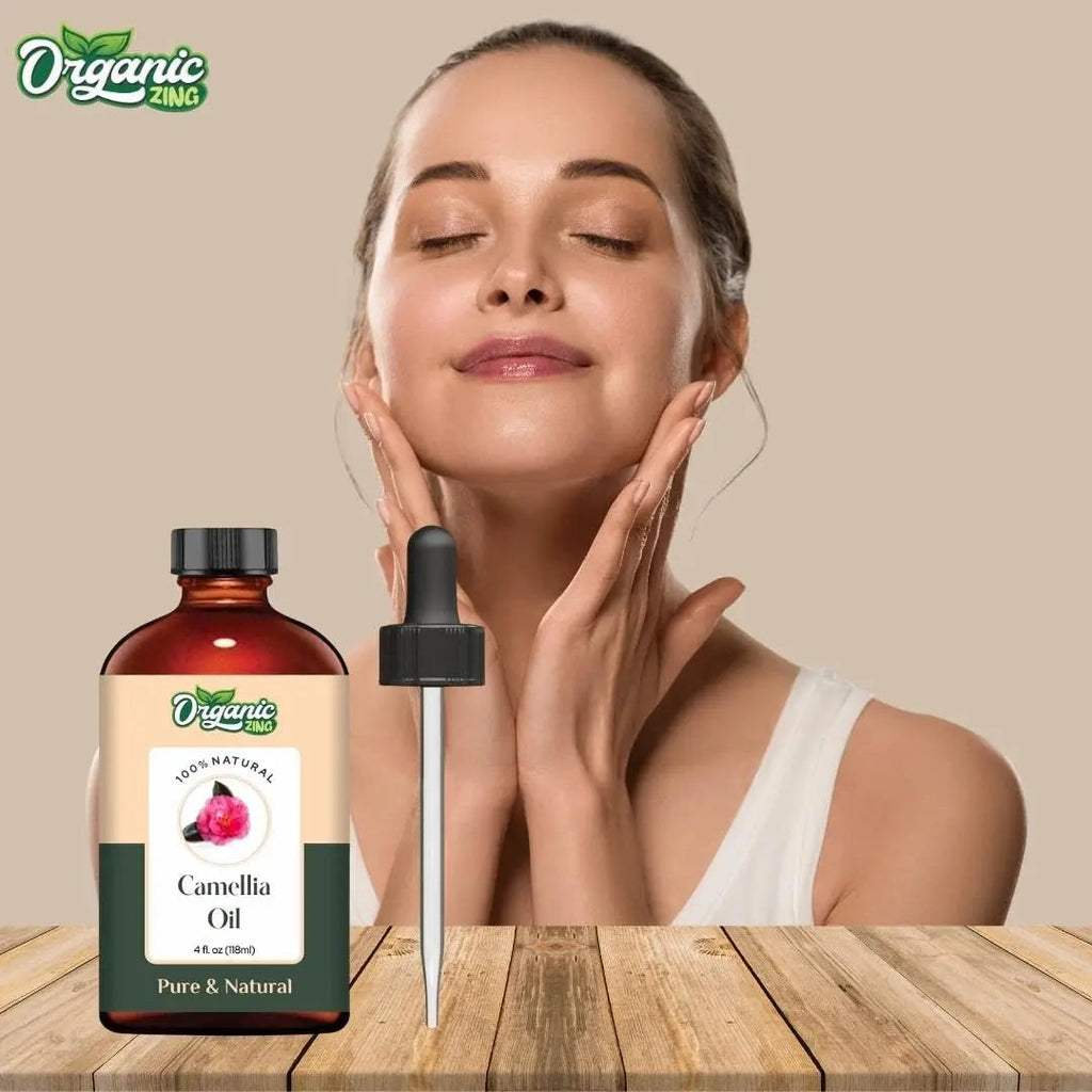 Organic Zing Camellia (Camellia Japonica) Oil | Pure & Natural Carrier Oil for Skincare, Hair Care & Massage ORGANIC ZING Au supplements