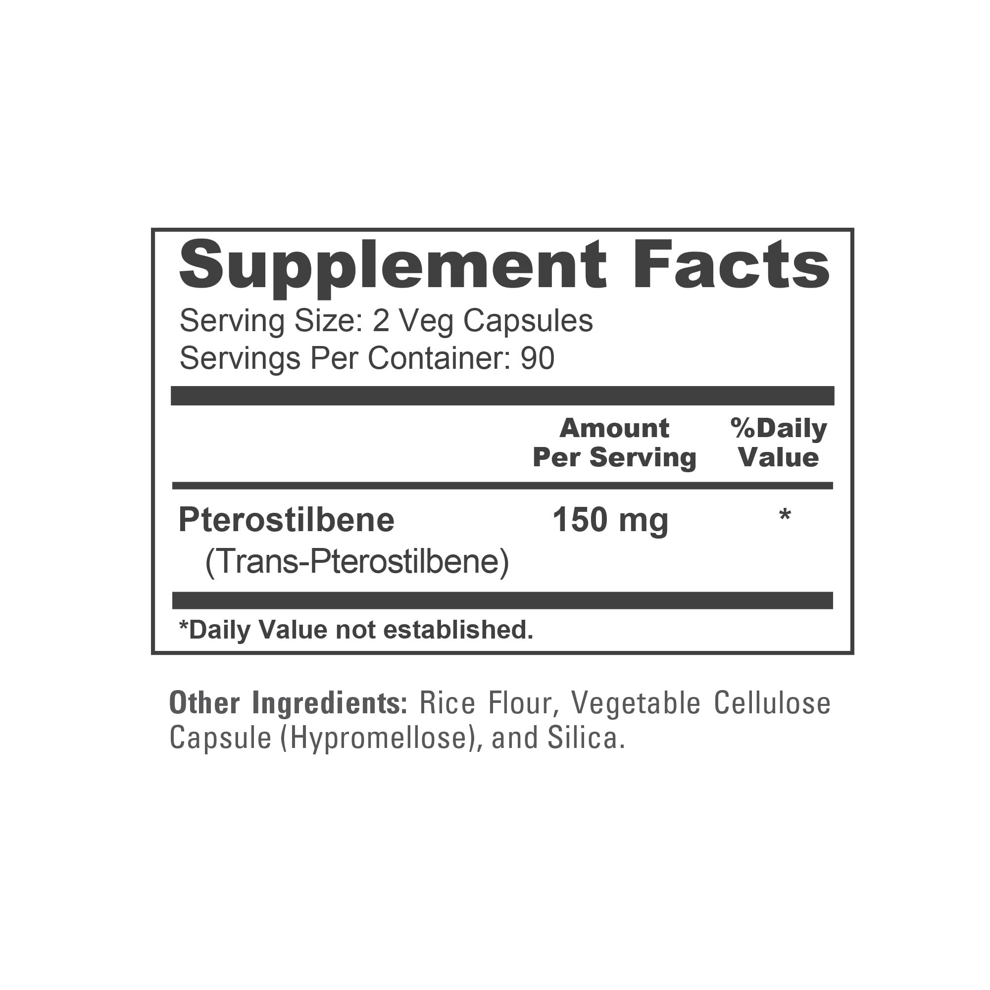 NusaPure Pterostilbene 150mg 180 Veggie Caps (Non-GMO, Vegan) NusaPure Au supplements