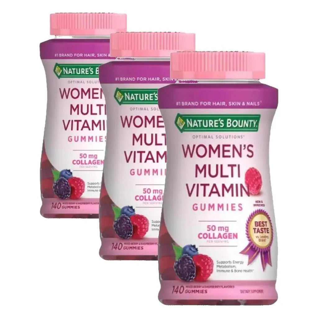 Nature's Bounty Optimal Solutions, Women's Multivitamin Gummies for Immune Support, Cellular Energy Support, Bone Health Nature's Bounty Au supplements