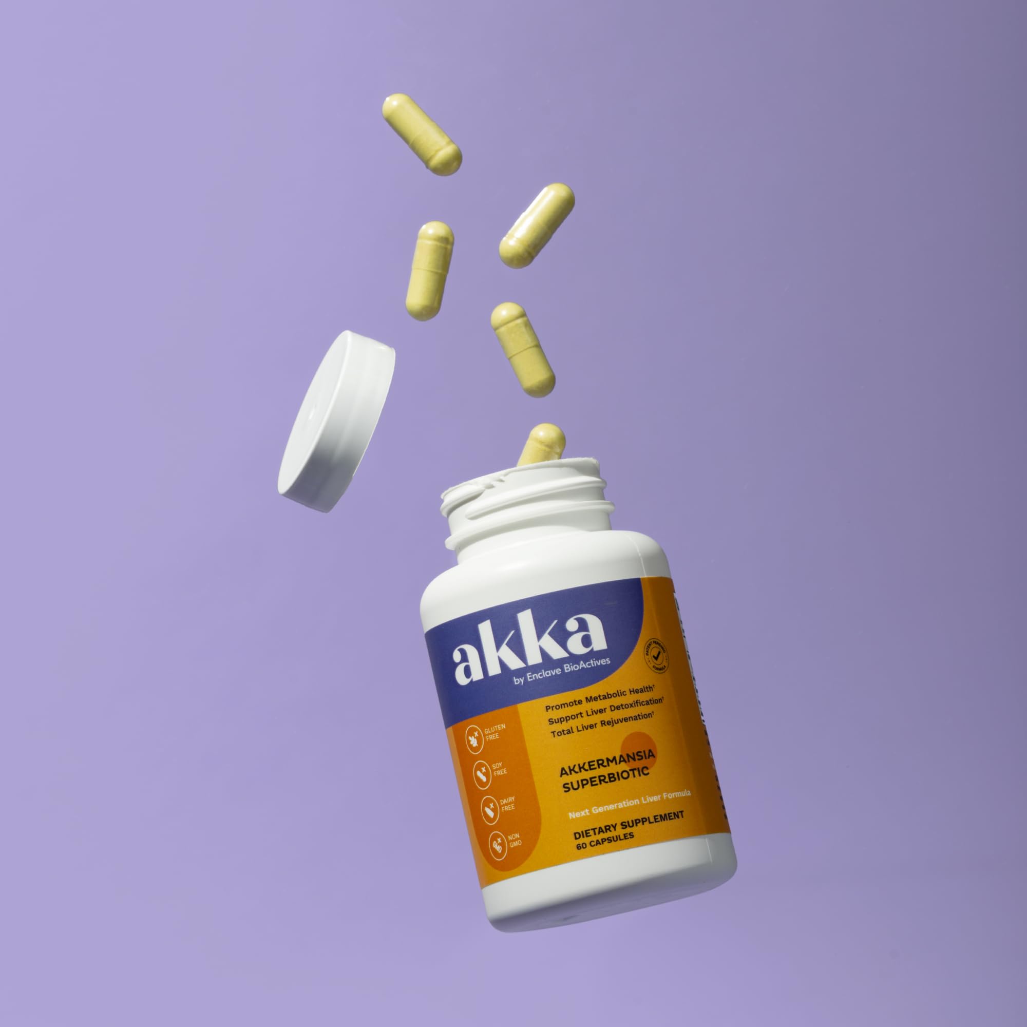 AKKA - Akkermansia Probiotic Liver Cleanse Detox & Repair - Liver Health Supplement for Energy, Digestion & Metabolism with Akkermansia Muciniphila (AKKA Superbiotics),