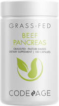 Codeage Grass Fed Beef Pancreas Supplement Glandulars - Freeze Dried, Non-Defatted Desiccated Beef Pancreas Pills – Pancreatic Enzymes Diet Meat - Pasture Raised Bovine Vitamins - 180 Capsules Codeage Au supplements