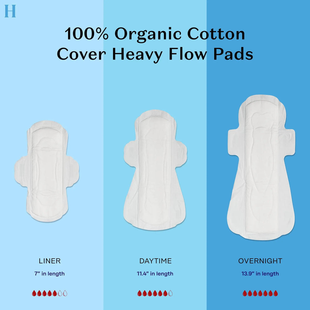 The Honey Pot Company - Herbal Overnight Heavy Flow Pads w/Wings - Organic Pads for Women The Honey Pot Company Au supplements