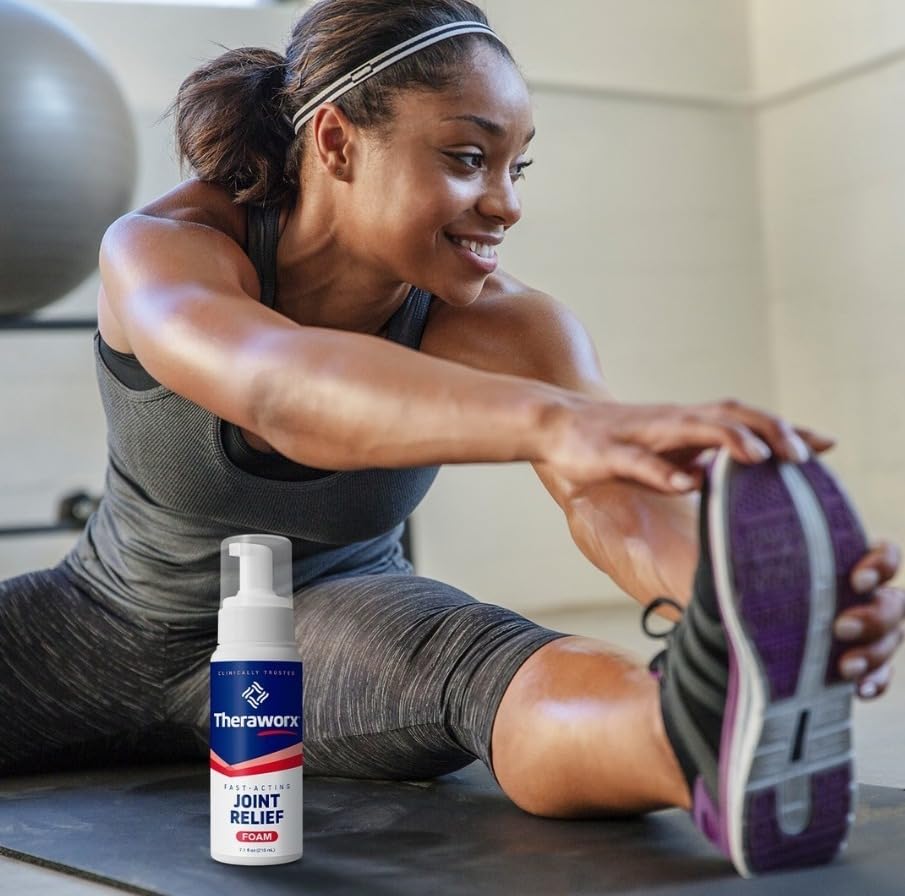 Theraworx Fast-Acting Joint Relief Foam Joint Discomfort & Inflammation Relief - 7.1 oz - 1 Count Theraworx Au supplements