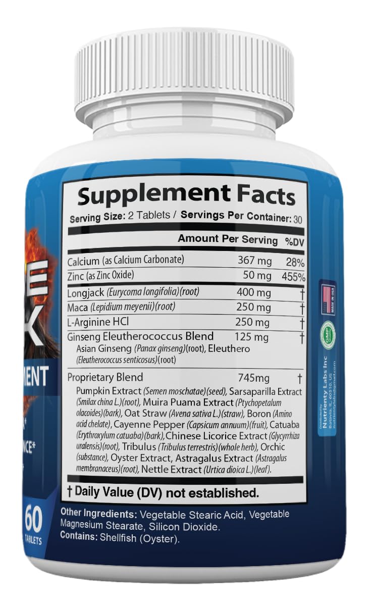 Zonata Horse Peak Dietary Supplements for Men - Horse Peak Supplement Naturally Enhance Performance, Endurance, and Energy Levels* - Horse Peak Pills - 60 Count Zonata Au supplements