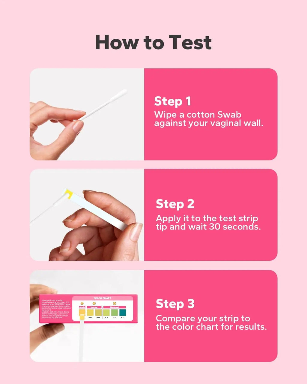 Choppie Vaginal Health pH Test Strips (50 Strips), pH Balance Test Strips for Women, Vaginal pH Test Strips Choppie Au supplements