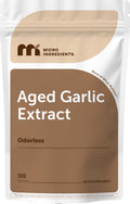 Micro Ingredients Odorless Garlic, 300 Softgels | 2 Years Aged Garlic Extract | Grown Allium Sativum Bulb