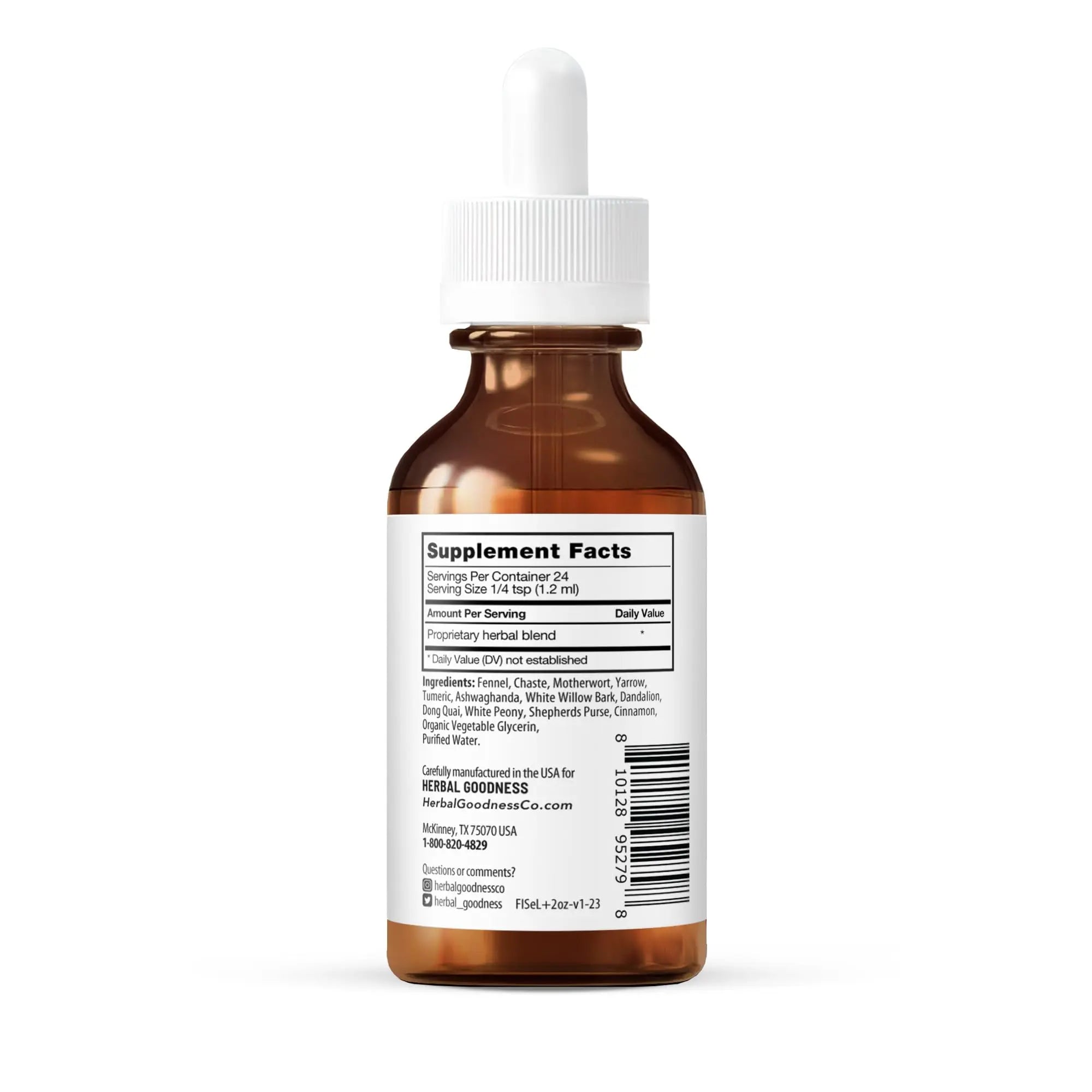 Herbal Goodness Secure in My Flow | Menstrual Support Supplements | Slow Flow Menstrual Supplements, Mood Support, Hormone Health, Aids Relaxation, Metabolic Support 2oz Herbal Goodness Au supplements
