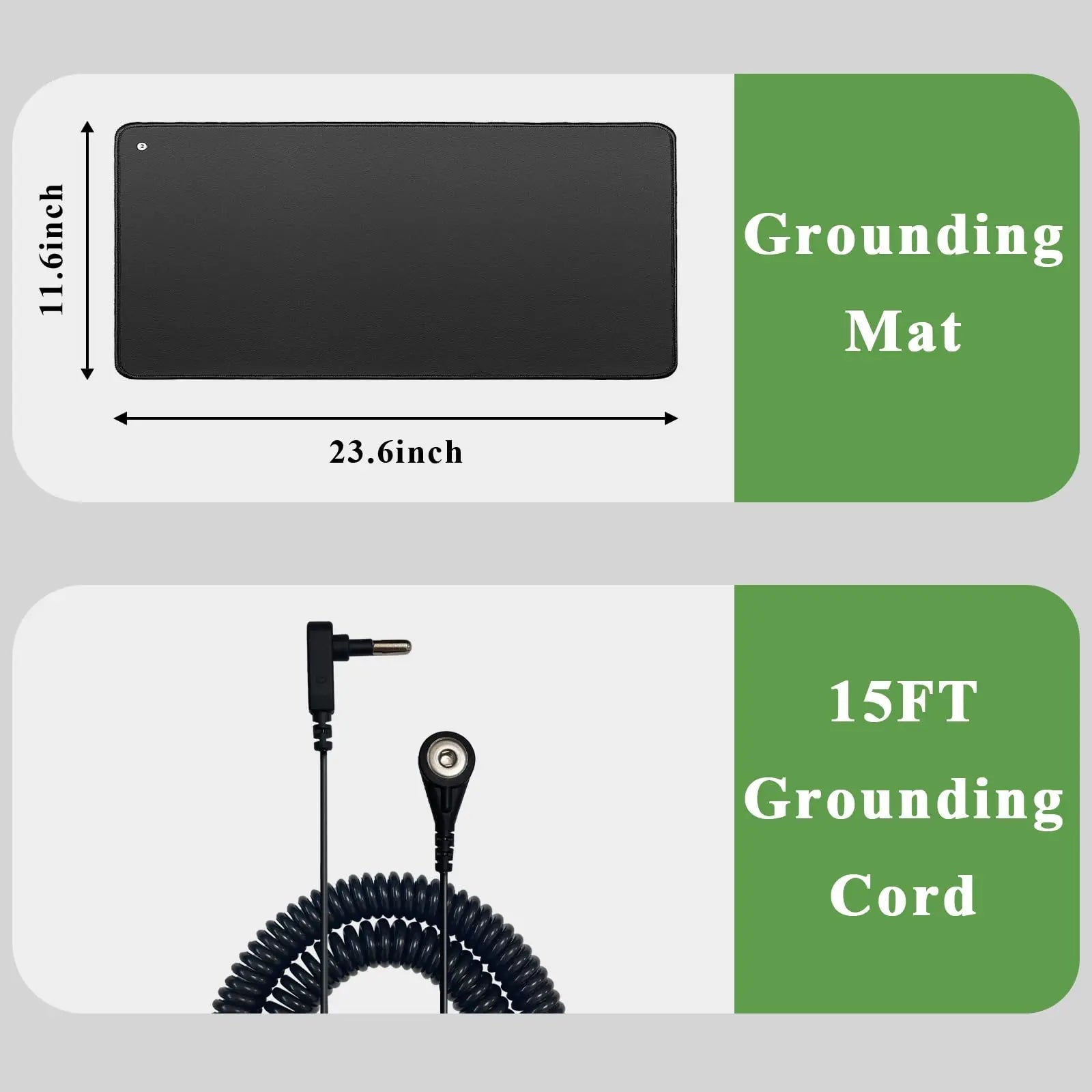 WAUZOBLE Grounding Mat, Grounding Bed Foot Mat with 1 Grounding Cord Indoor Mat Improving WAUZOBLE Au supplements