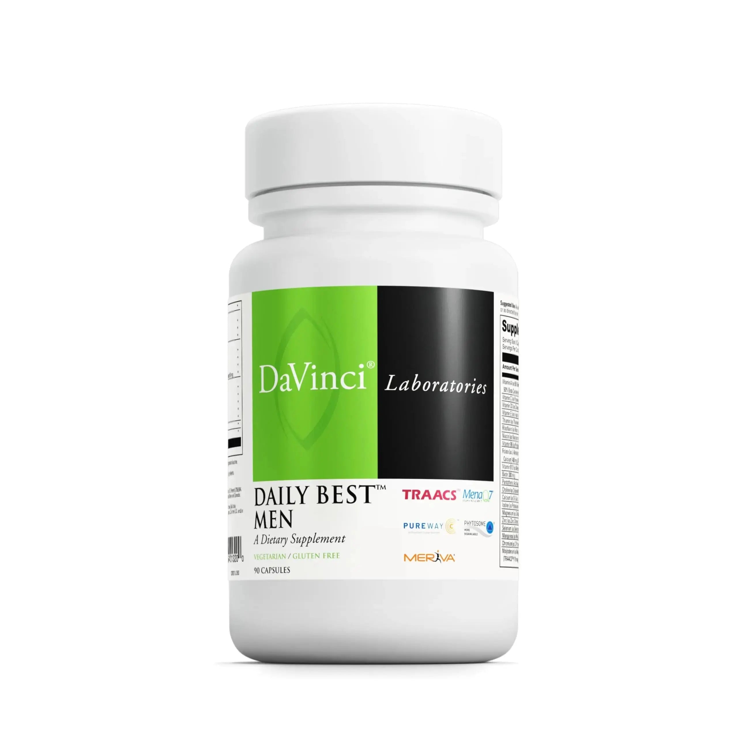 DAVINCI Labs - Daily Best Men - A Dietary Supplement with Vitamin B6, Vitamin B12 Vitamin C, Vitamin K2, and More - Vegetarian DAVINCI Au supplements
