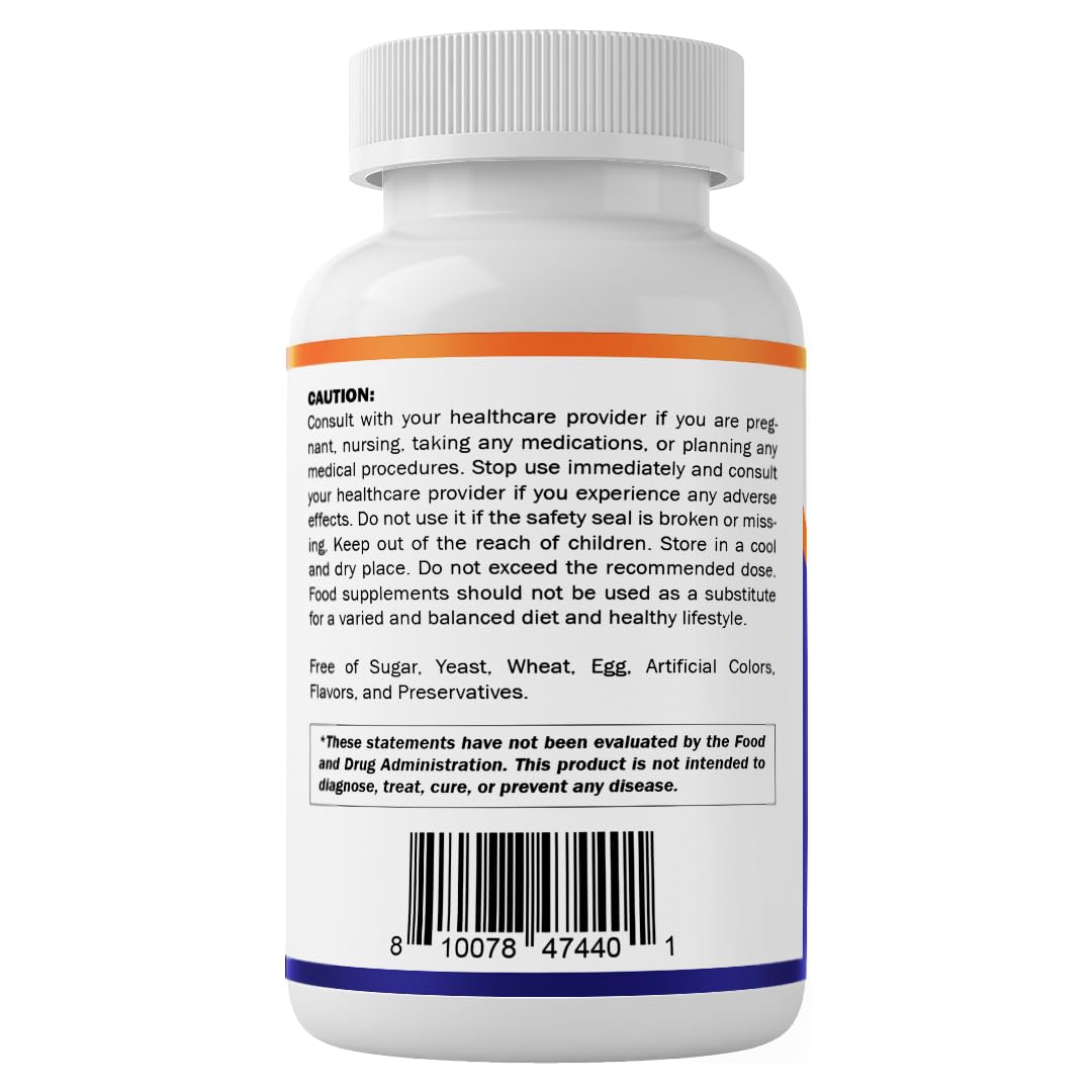 Vitamatic Lactase Enzyme 9000 FCC 240 Tablets - Lactose Intolerance Relief Caplets