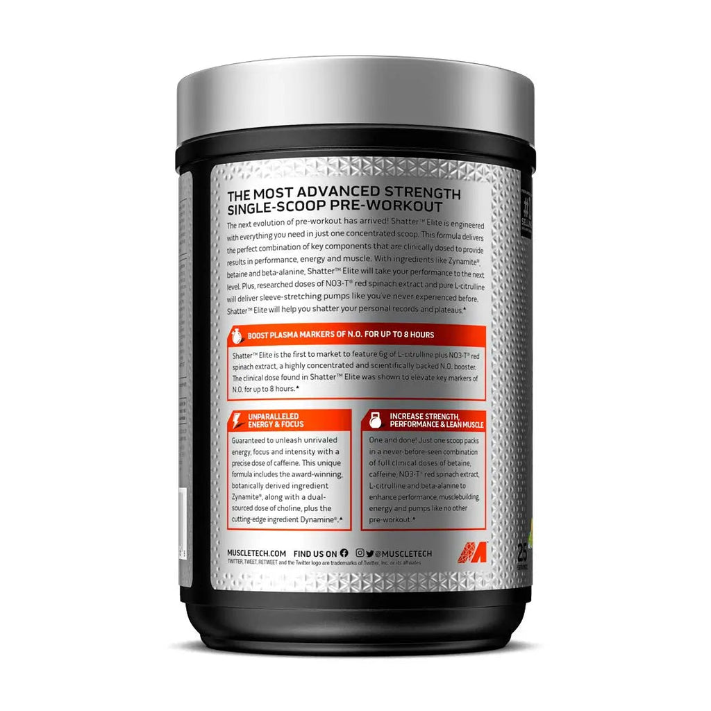 Pre Workout for Men & Women | MuscleTech Shatter Elite Pre-Workout | Preworkout Energy MuscleTech Au supplements