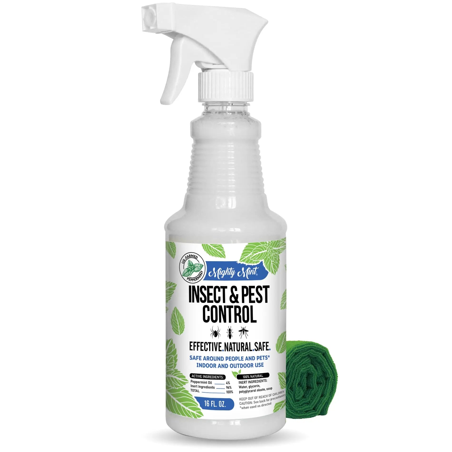 Mighty Mint 16 oz Peppermint Oil Insect & Pest Spray - for Spiders, Ants Mighty Mint Au supplements