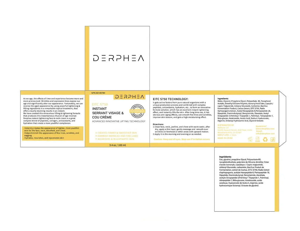 DERPHEA Neck Cream, Face Firming Cream, Face & Neck Cream, Advanced Skin Tightening DERPHEA Au supplements