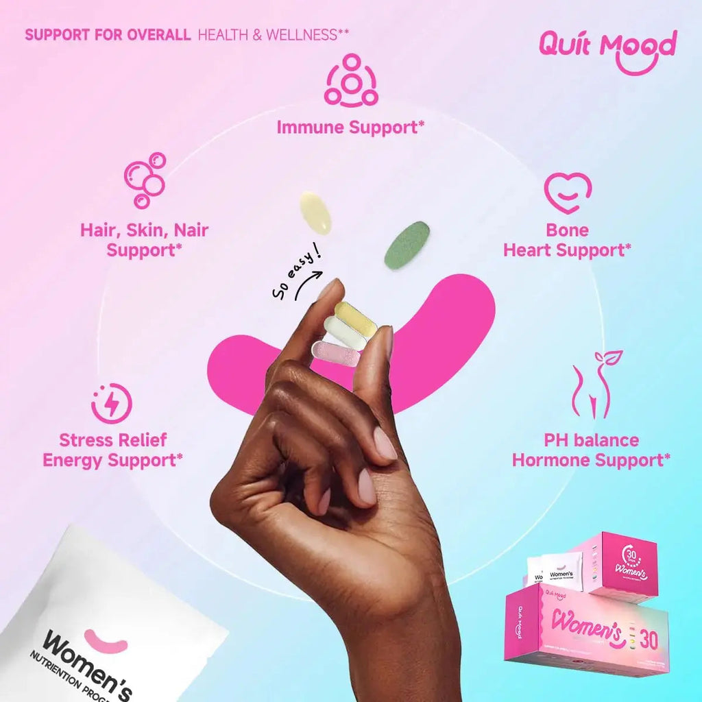 Multivitamin for Women Daily Vitamin Packs for 30 plus with Ashwagandha, D3 + K2, Probiotics&NR 1000 | Supplement for Beauty, Stress Relief Quit mood Au supplements