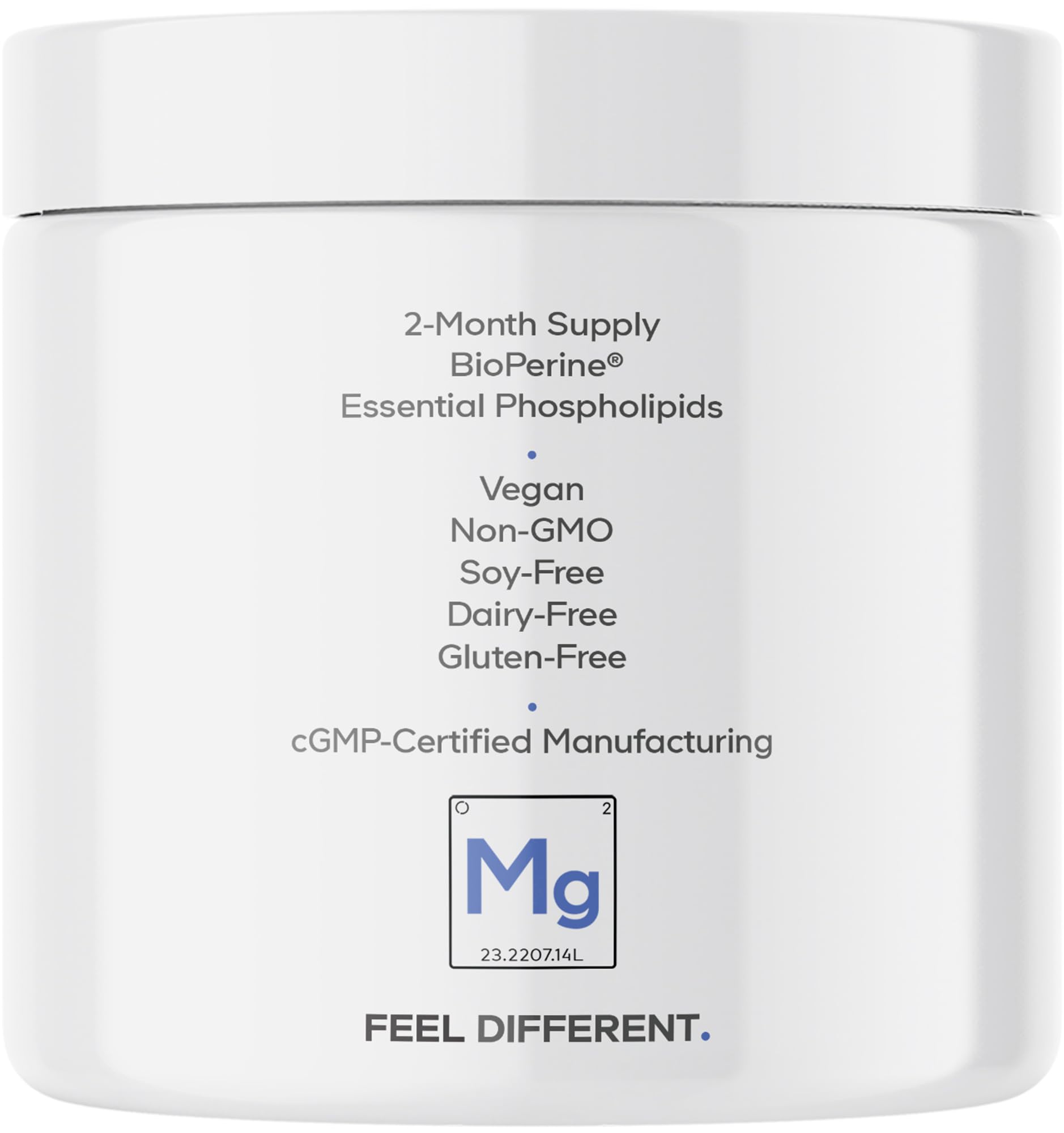 Codeage Liposomal Magnesium Glycinate Supplement, 2-Month Supply, Bisglycinate Magnesium Chelate, Chelated Magnesium Mineral Pills, BioPerine Black Pepper Vitamins Capsules, Non-GMO Vegan, 240 ct Codeage Au supplements