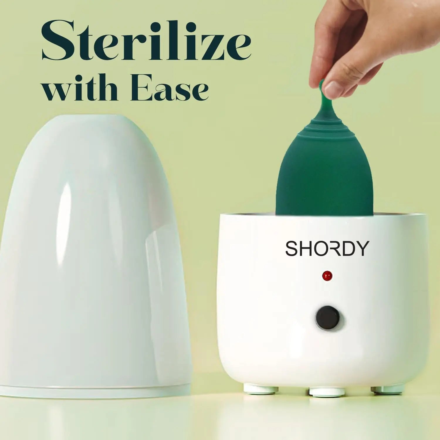 SHORDY Menstrual Cup and Steamer Sterilizer for Beginners Kit Set of 2 Period Cups (Small & Large) SHORDY Au supplements