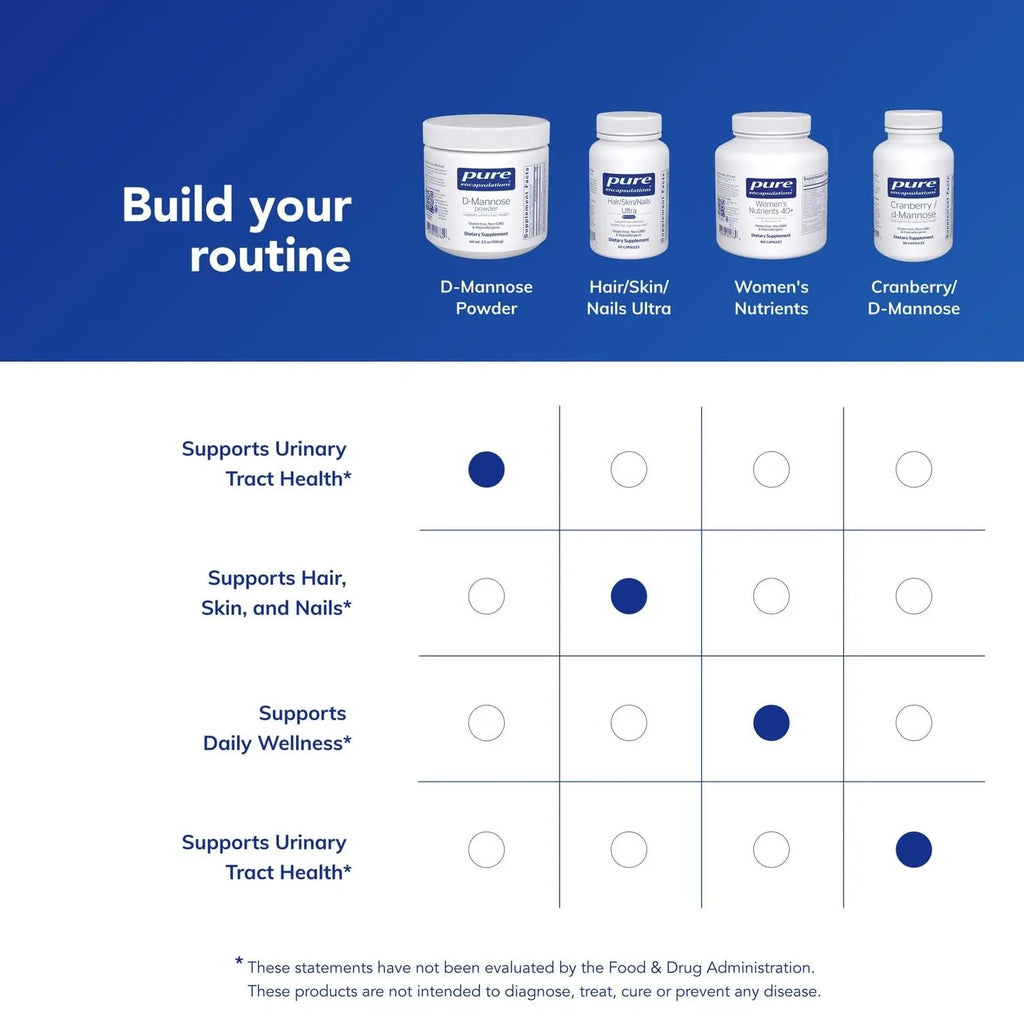 Pure Encapsulations D-Mannose Powder - for Urinary Tract Support - Urinary Tract Support & Bladder Health* - Easy Dissolve Powder - Non-GMO & Vegan - 3.5 oz Pure Encapsulations Au supplements