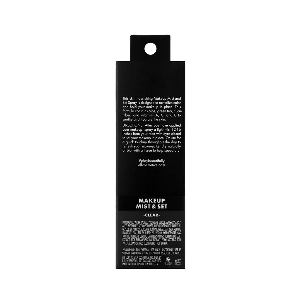 e.l.f. Makeup Mist & Set - Large Lightweight, Long Lasting, All-Day Wear Revitalizes, Refreshes, Hydrates