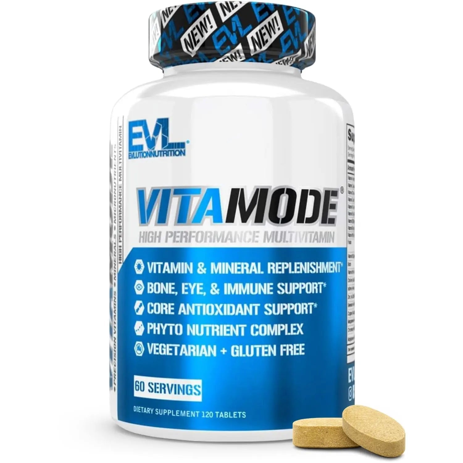 EVL Advanced Daily Multivitamin - Men's Multivitamin with Essential Minerals Phytonutrient Complex and VitaMode Active Mens Vitamins for Energy Evlution Au supplements