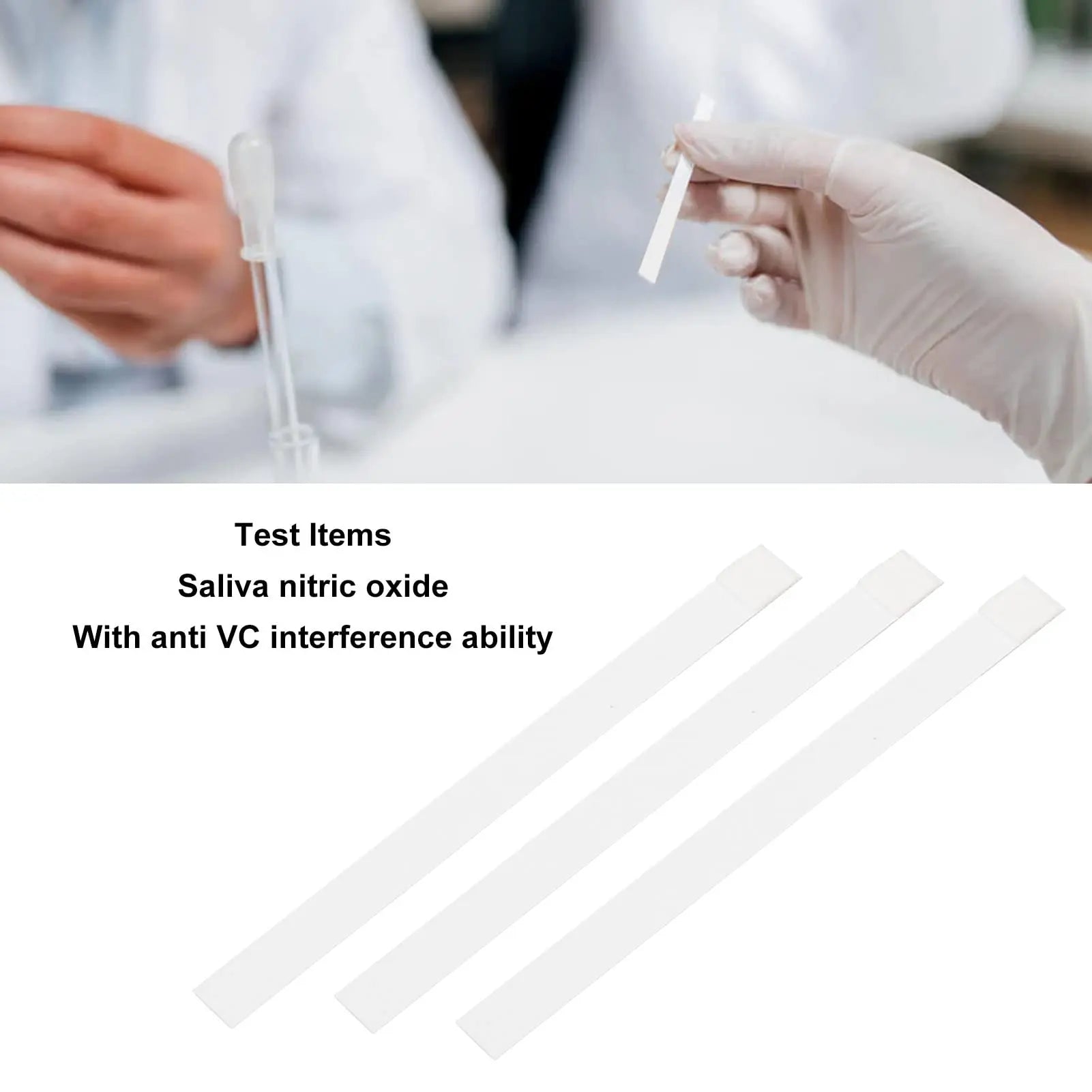 Nitric Oxide Test Strips, 25 Strips Salivary Nitric Oxide Test Strip Instant Results for Daily Kadimendium Au supplements