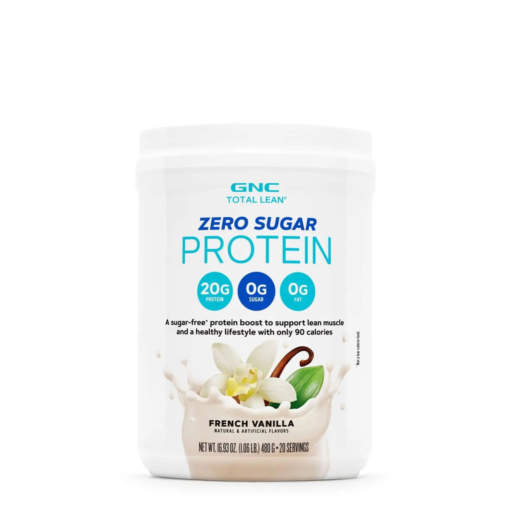 GNC Total Lean Zero Sugar Protein - French Vanilla - 20 Servings GNC Au supplements