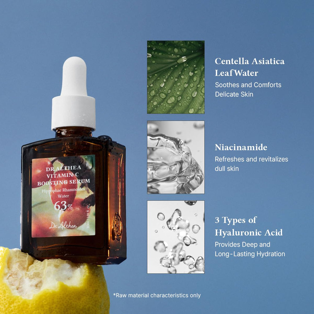 Dr.Althea Vitamin C Boosting Serum | Daily Facial Serum with TRANEXAMIC ACID for All Skin Types | Helps Remove Dark Spots & Uneven Skin Tone | Korean Vegan Skin Care (Vitamin C Boosting RENEWED)