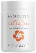 Codeage Multi Collagen Protein Capsules, Type I, II, III, V, X, Grass Fed & Hydrolyzed Collagen Pills Supplement Codeage Au supplements