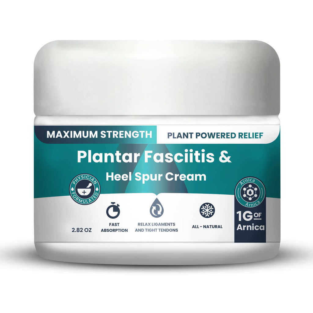 M PAIN MANAGEMENT TECHNOLOGIES Plantar Fasciitis And Heel Spur Cream By PMT - Cream For Foot Relief. High Concentration of Arnica; Vitamin B6, MSM, Glucosamine - To Soothe and Relieve - 2.82 OZ M PAIN MANAGEMENT TECHNOLOGIES Au supplements