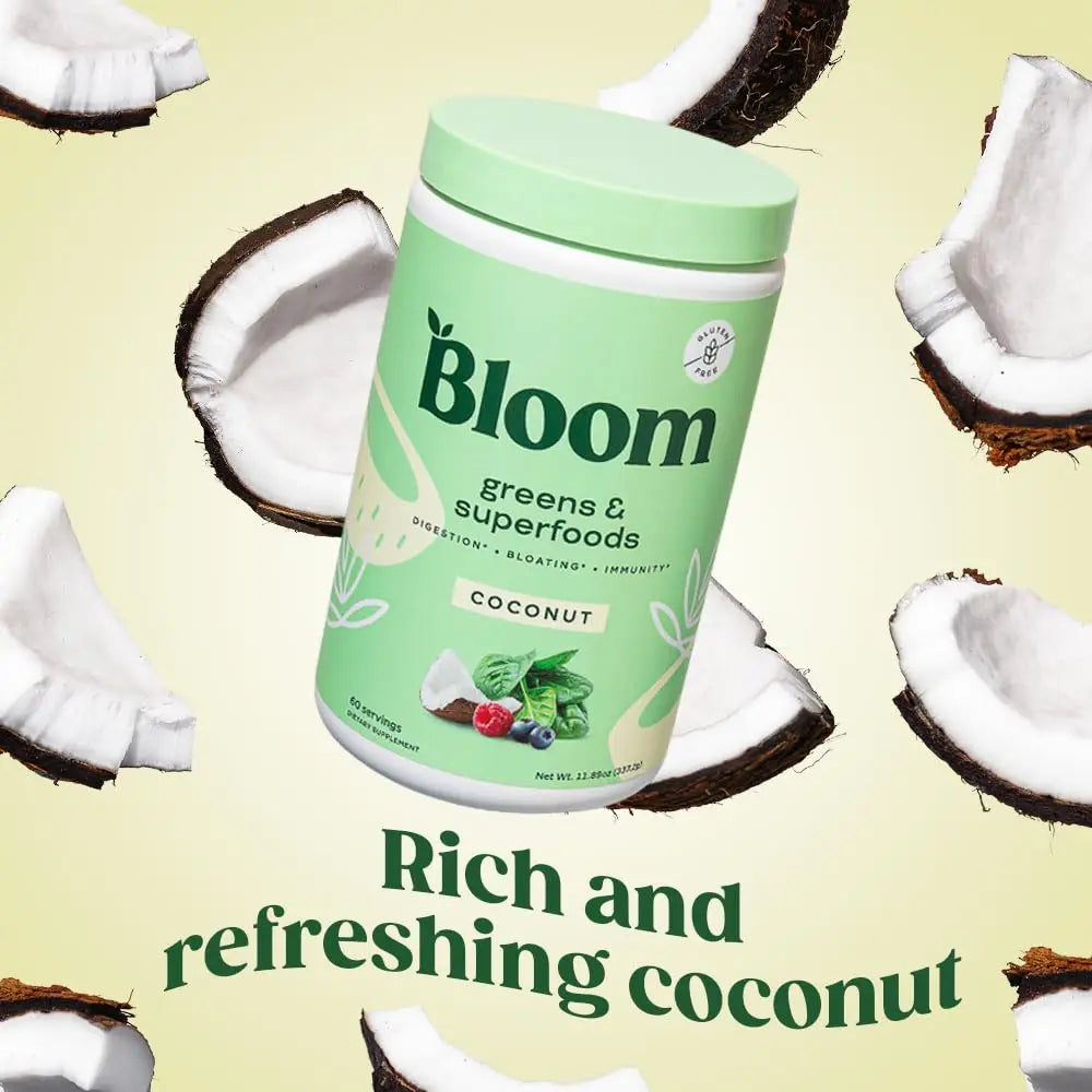 Bloom Nutrition Super Greens Powder Smoothie & Juice Mix - Probiotics for Digestive Bloom Nutrition Au supplements