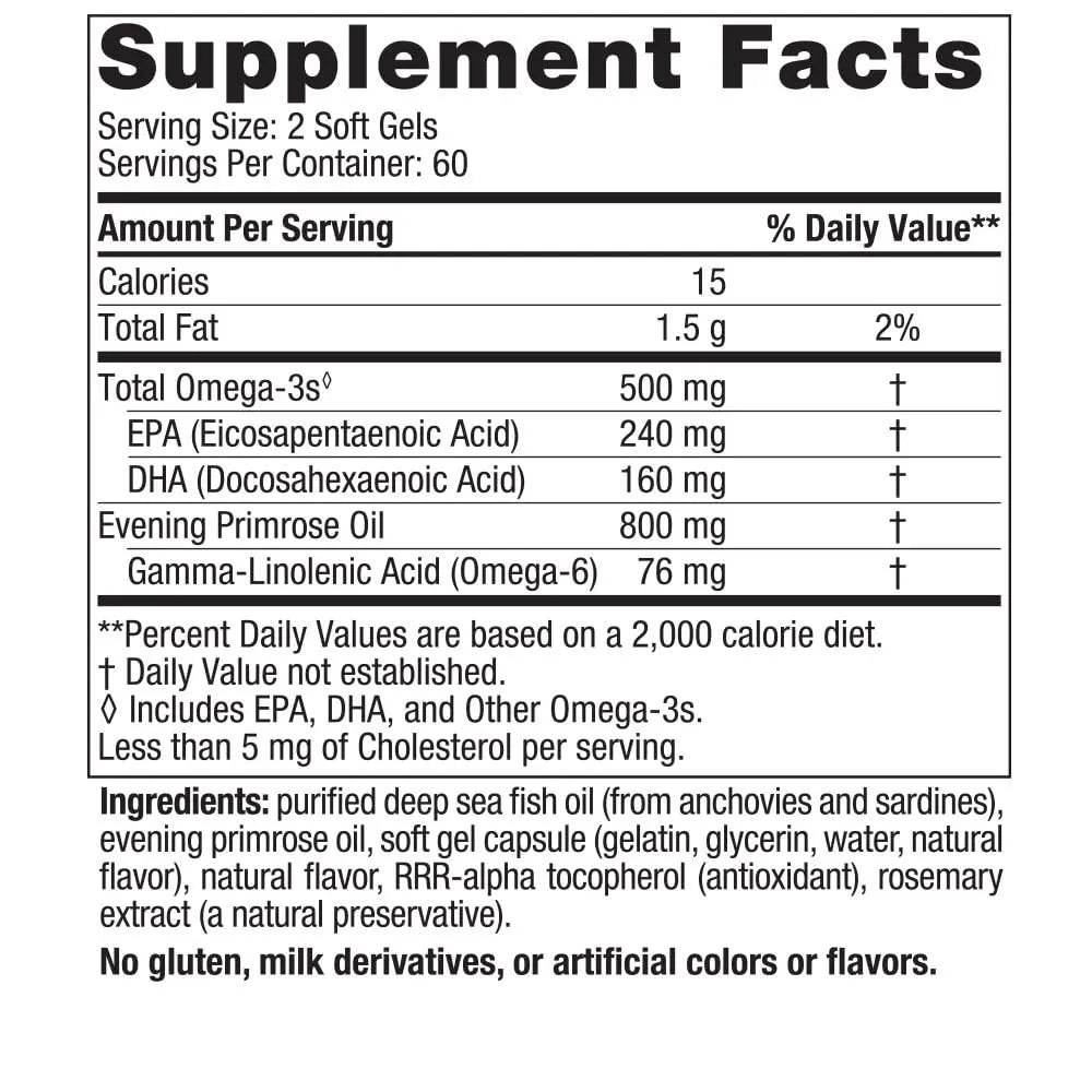 Nordic Naturals Omega Woman, Lemon - 120 Soft Gels - 500 mg Omega-3 + 800 mg Evening Nordic Naturals Au supplements
