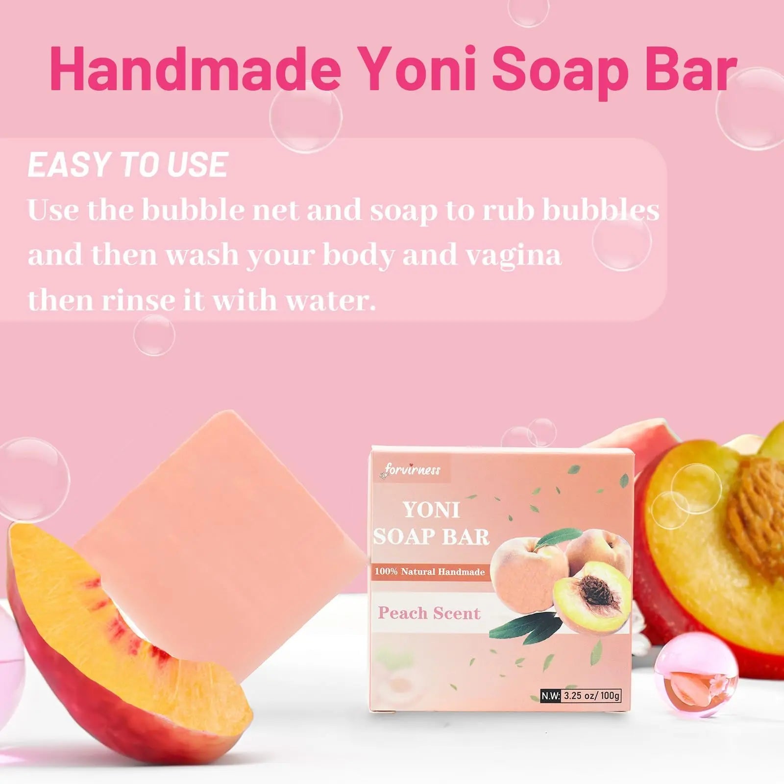 Yoni Wash Yoni Oil Yoni Bar Soap for Women ph Balance, Feminine Wash for Women Remove Odor forvirness Au supplements