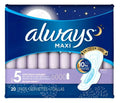 Always Extra Heavy Overnight Maxi Pads with Flexi-Wings - 20 Count Always Au supplements