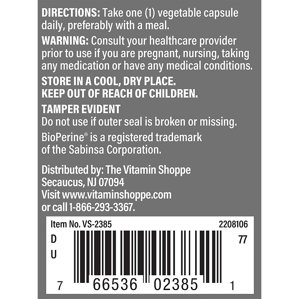 The Vitamin Shoppe DIM Men with BioPerine 200mg - Hormone Balance | Estrogen Metabolism Support | 60 Capsules | Enhanced Absorption The Vitamin Shoppe Au supplements