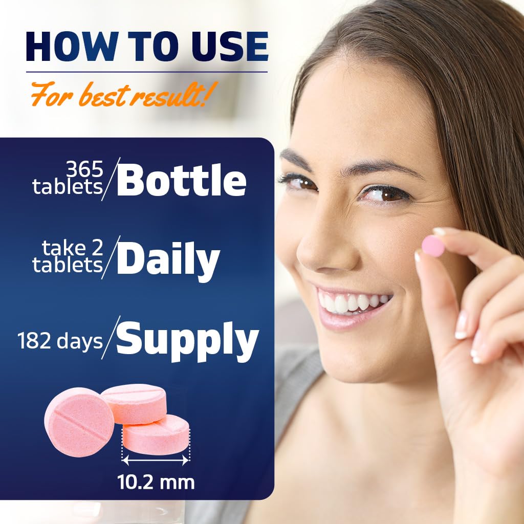 Vitamatic Vitamin B12 5000 mcg – 365 Fast Dissolve Tablets Berry Flavor – Supports Energy Production & Nervous System Health