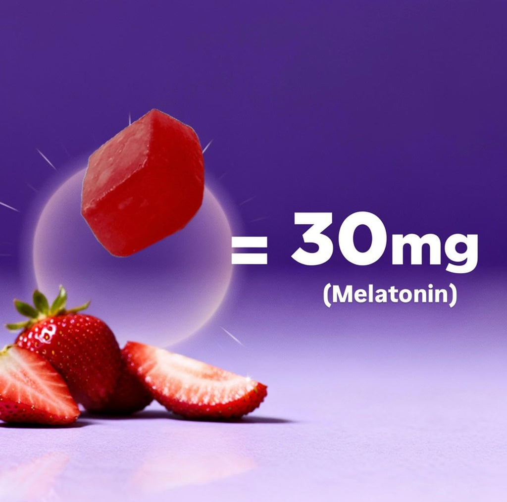 Vitamatic Sugar Free Melatonin 30mg per Gummy - 60 Servings - 60 Vegetarian Gummies - Non-Habit Forming Supplement (60 Count (Pack of 1))