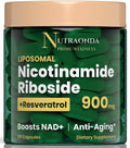 NUTRAONDA Liposomal Nicotinamide Riboside 900mg Resveratrol & Quercetin – NAD Supplement Plus for Anti Aging, Cellular Energy & Improve Health- 80 Capsules NUTRAONDA Au supplements