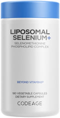 Codeage Selenium 200 mcg Supplement, 6-Month Supply, Immune Support, Mineral Cofactor Selenomethionine, Phospholipids, Vegan, Liposomal Delivery, 180 Capsules Codeage Au supplements