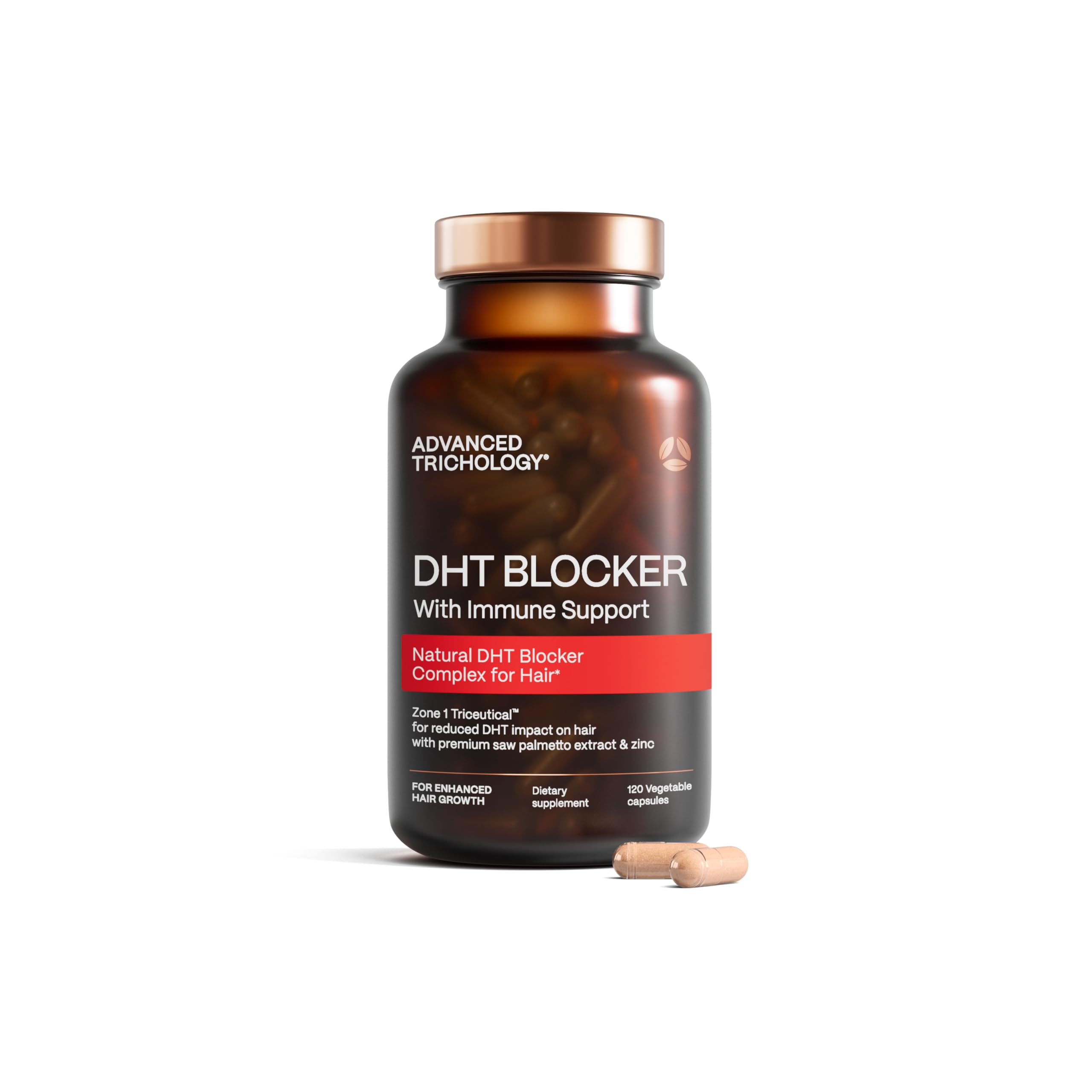 DHT Blocker - Hair Growth Supplement for Genetic Thinning for Men and Women | Approved* by American Hair Loss Association | Guaranteed, Backed by 20 Years