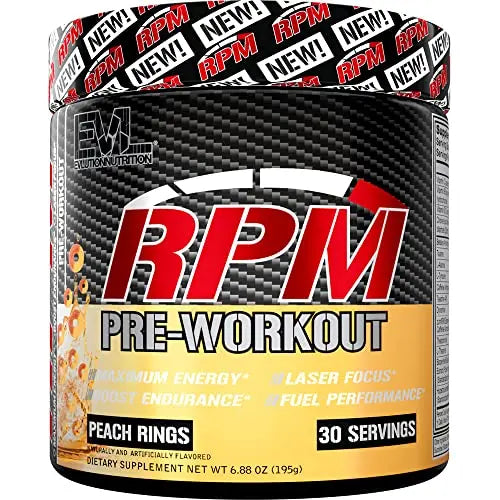 Pre Workout Powder for Energy and Focus - EVL RPM Energy Pre Workout Energy Drink Evlution Au supplements