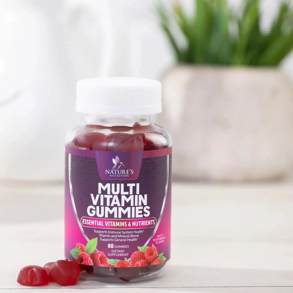 Multivitamin Gummies for Adult with Vitamins A, C, D, B12 - Gummy Multivitamins for Daily Nutritional Support Nature's Nutrition Au supplements