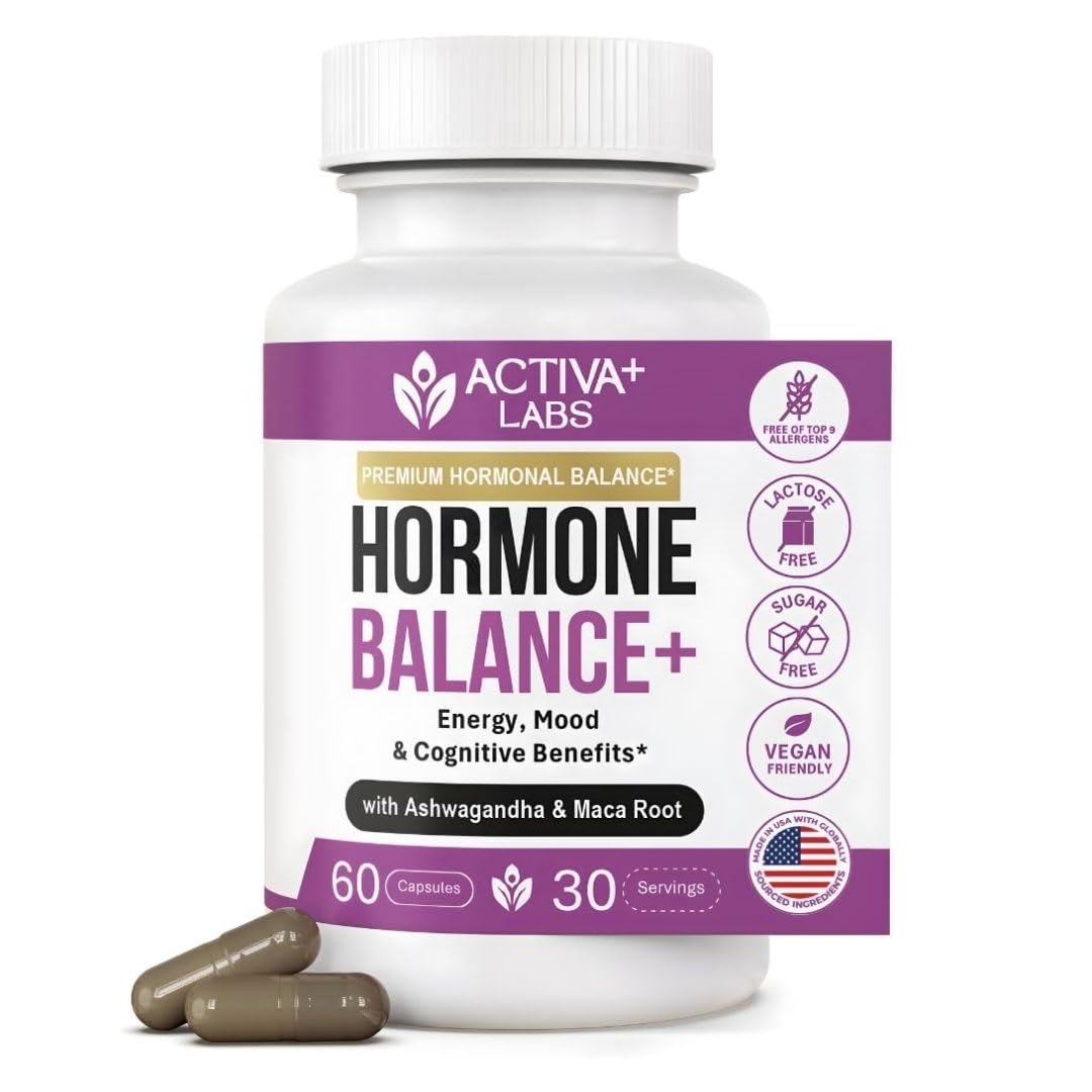 Activa Labs+ Hormone Balance for Women | Boost Energy, Mood, Libido and Focus | Supports Cycle&Menopause Comfort | Gluten, Soy&Lactose Free | 30 Day Supply Activa Labs Au supplements