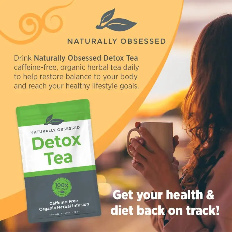 Naturally Obsessed 4 Week DRINK2SHRINK Detox Tea Formula Flat Belly System Detox Kit Naturally Obsessed Au supplements