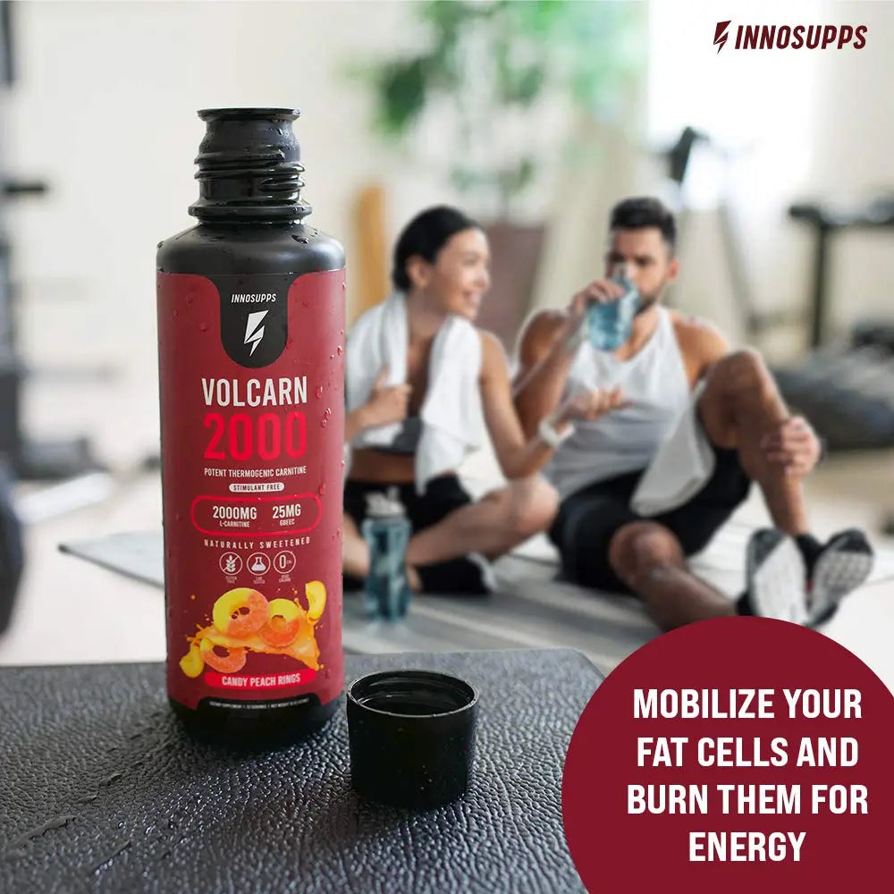 InnoSupps Volcarn 2000 - Advanced Fat Burning Liquid | L-Carnitine,GBEEC, Boost Energy InnoSupps Au supplements