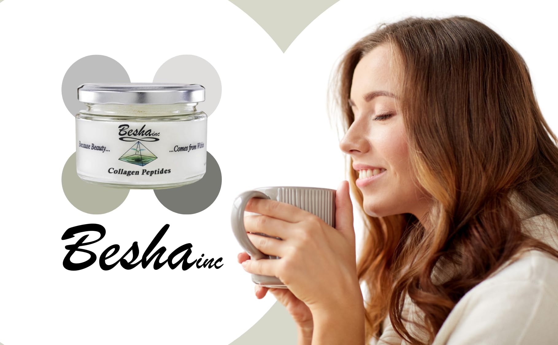 BESHA INC Verisol Collagen Bioactive Peptides (Natural Collagen Powder) Made in Germany - 2 Month Supply